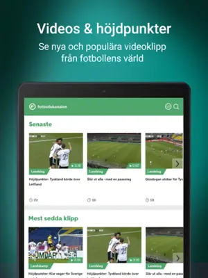 Fotbollskanalen android App screenshot 0